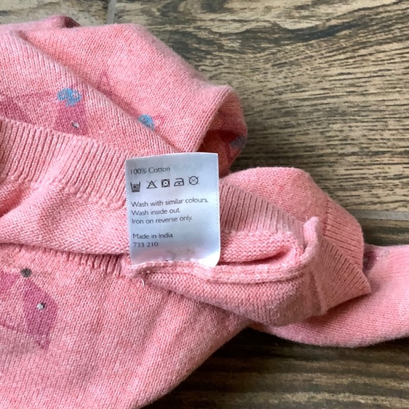 Girls Fox Button Cardigan - Picture 5 of 5